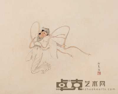 庞薰琹 唐舞 45×36cm